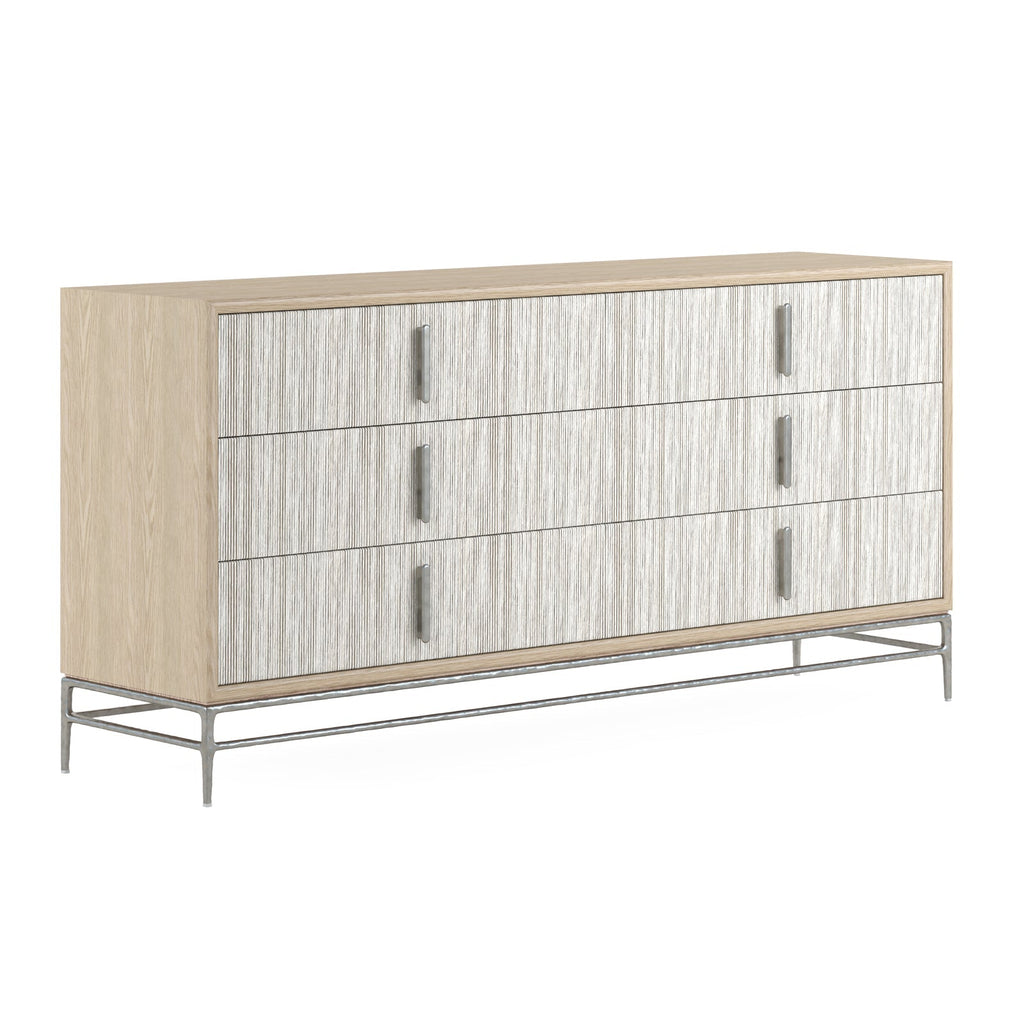 Jonathan Charles Clapotis Danish Cord Double Dresser (500390-BLO-DPC)
