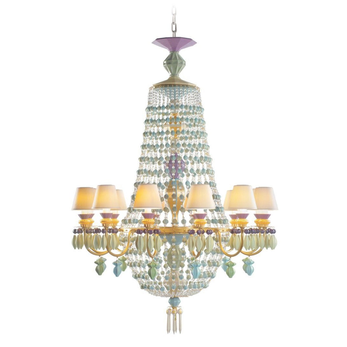Lladro Winter Palace C?te D'Azur 12 Lights Chandelier (US)