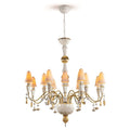 Lladro Ivy and Seed 16 Lights Chandelier Flat Model (US)