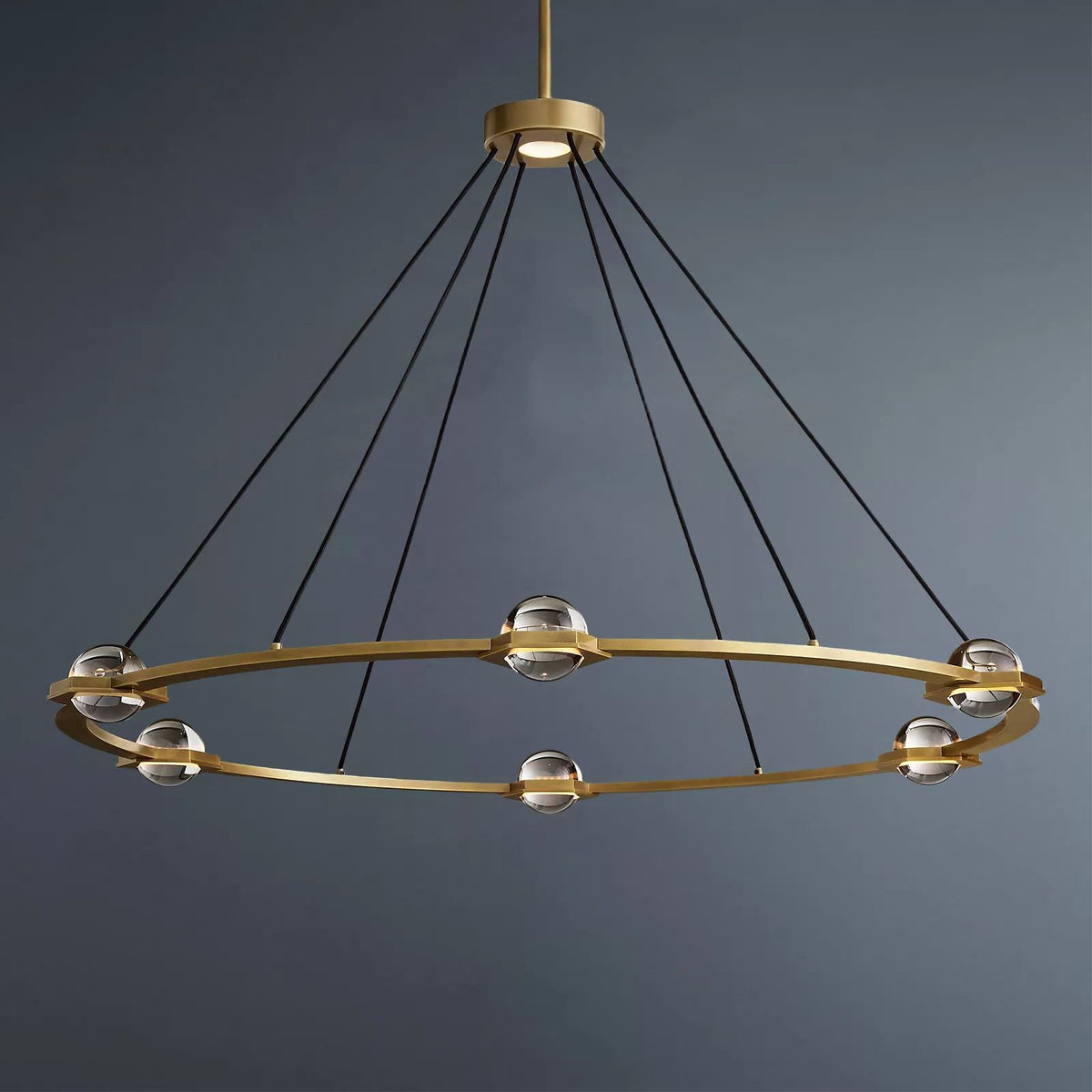 Eclatant Vintage Round Chandelier 48"