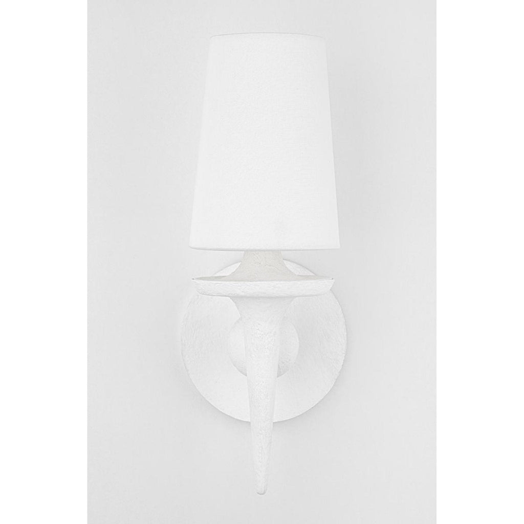 Torch 8-Light Chandelier in White Plaster 48L x 48W x 30.5H