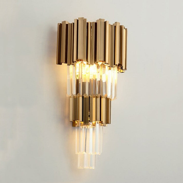 Eliana Brass Crystal Wall Sconce