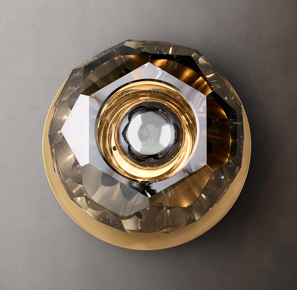 Boule De Smoke Crystal Ball Petite Wall Sconce