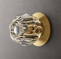 Boule De Clear Crystal Ball Petite Wall Sconce