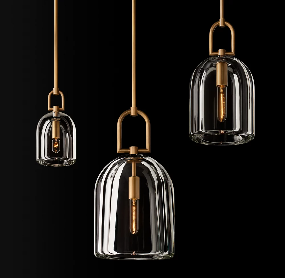 Botanist Cloche Pendant Light For Dinning Room 5"