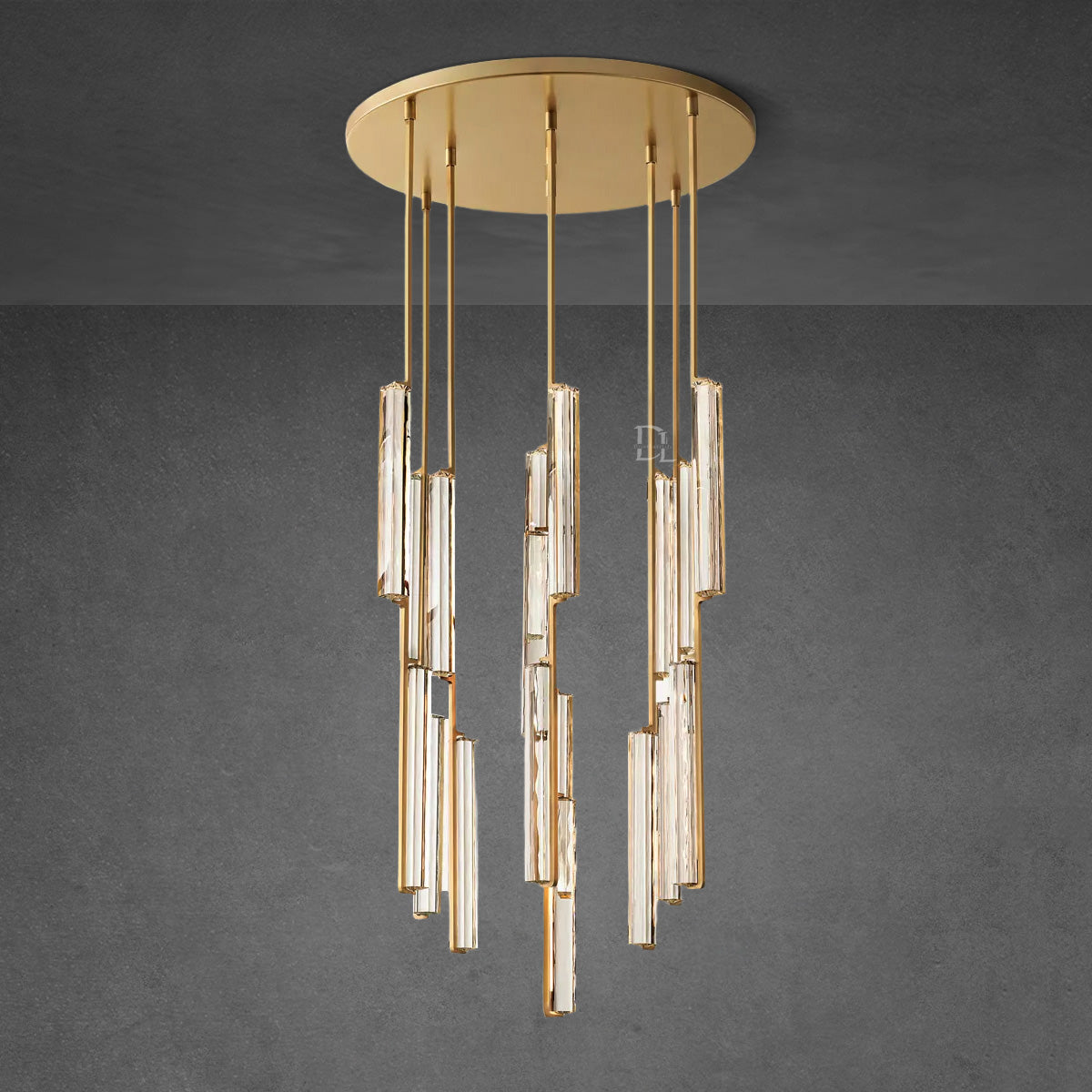 Aerie Crystal Round Chandelier 40"