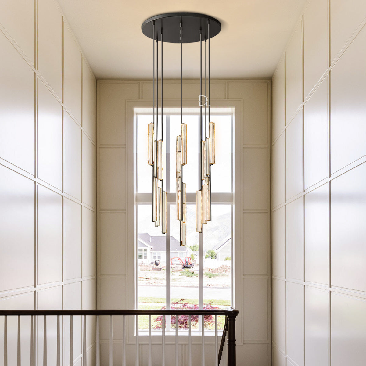 Aerie Crystal Round Chandelier 40"