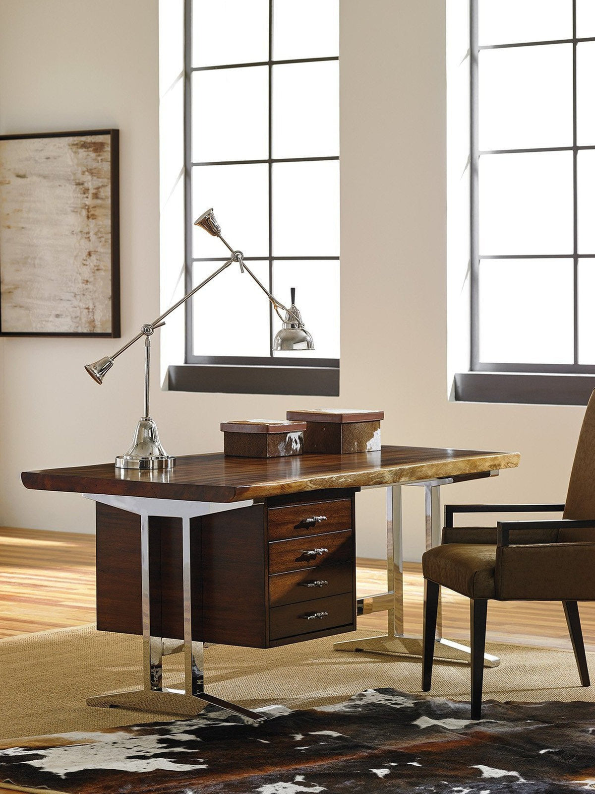 Sligh Studio Designs La Costa Live Edge Writing Desk