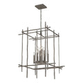 Tura 8-Light Large Chandelier 8-Light in Dark Smoke