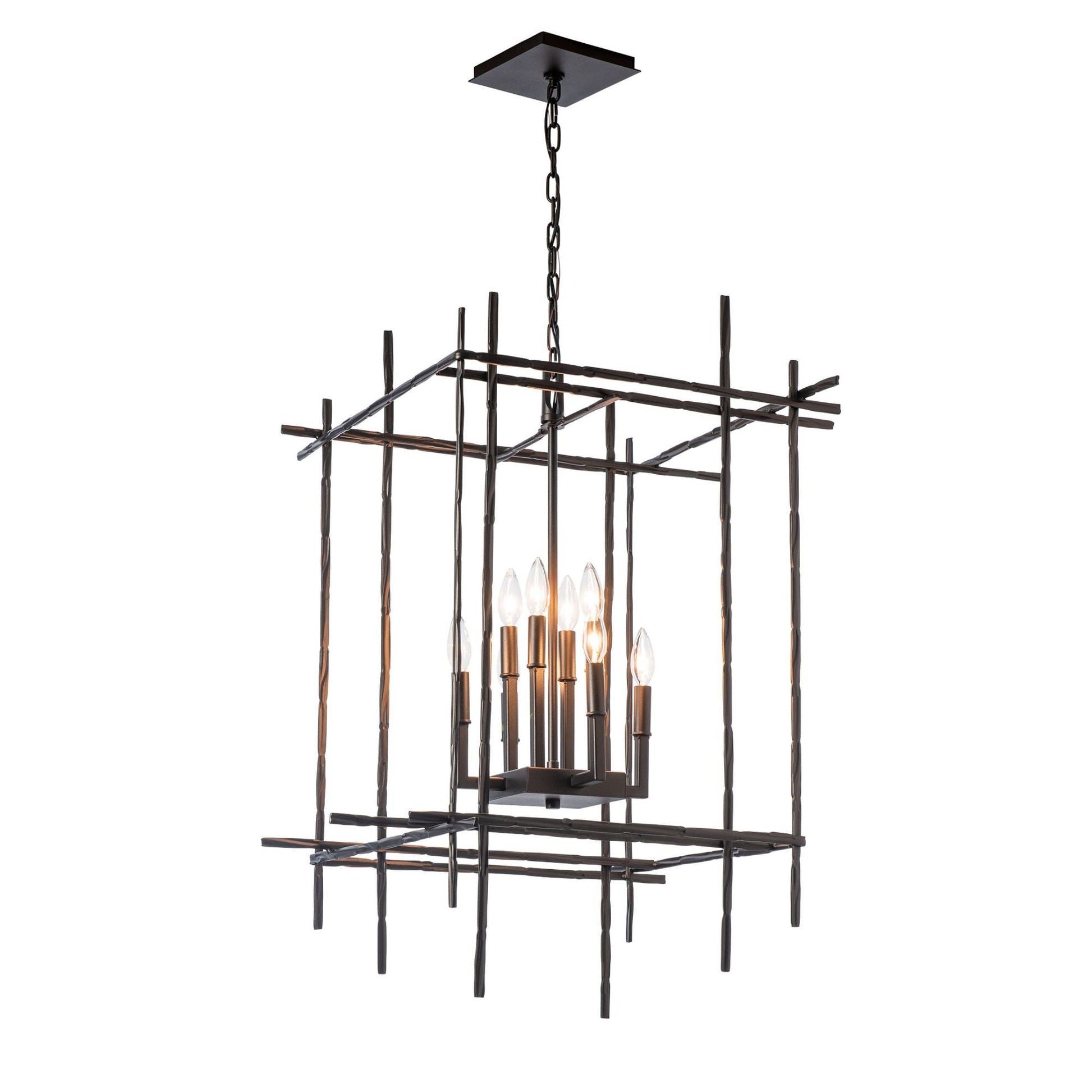 Tura 8-Light Large Chandelier 8-Light in Oil Rubbed Bronze