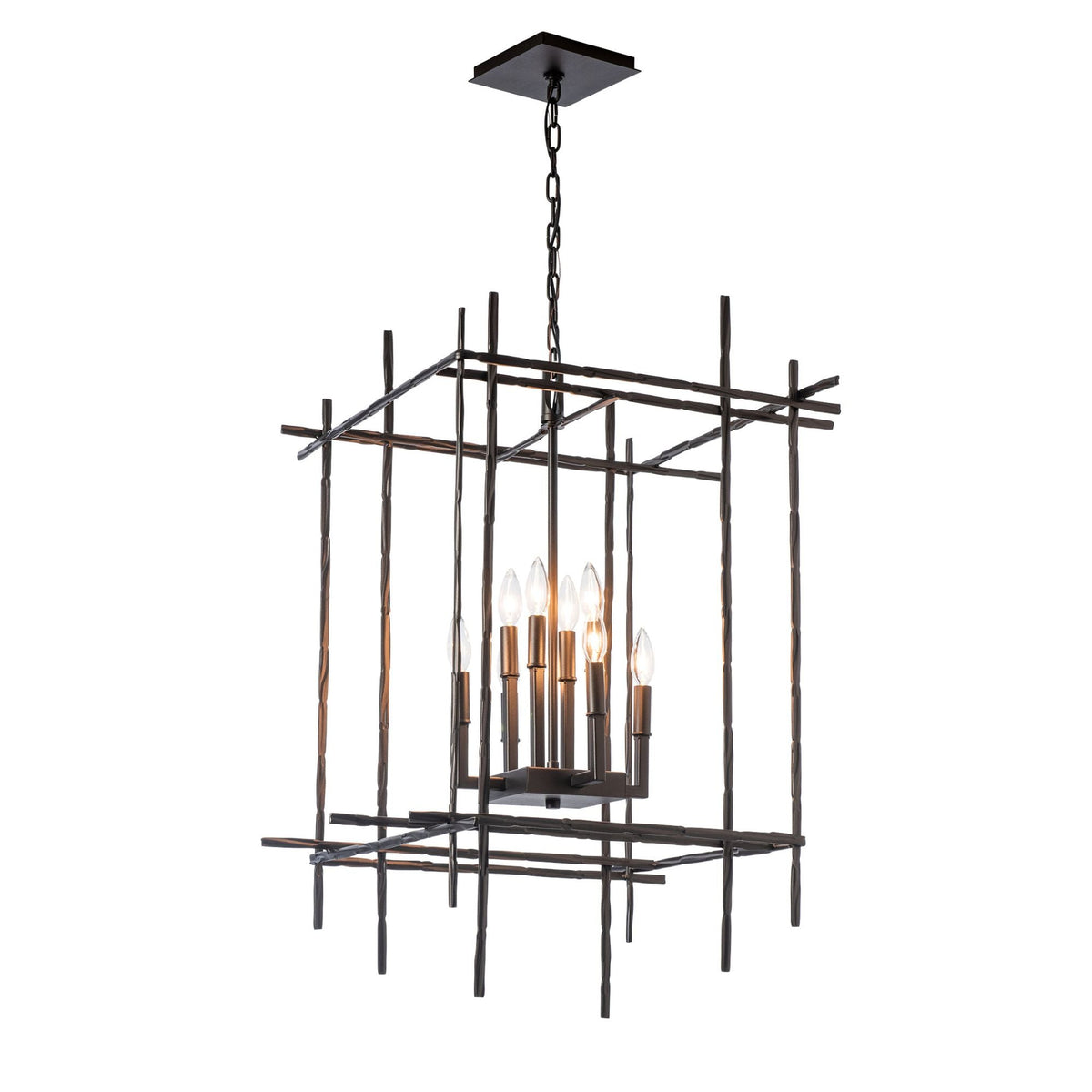 Tura 8-Light Large Chandelier 8-Light in Oil Rubbed Bronze