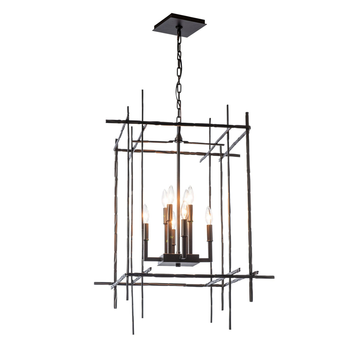 Tura 8-Light Large Chandelier 8-Light in Oil Rubbed Bronze