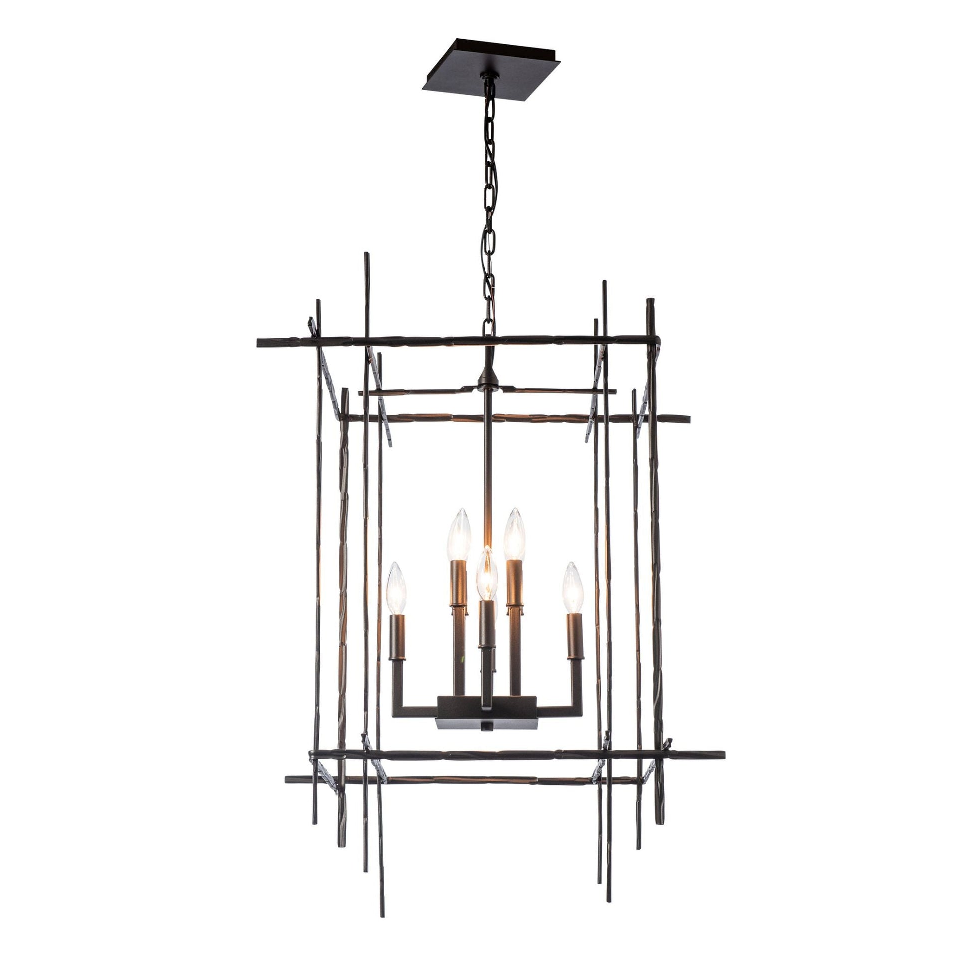 Tura 8-Light Large Chandelier 8-Light in Oil Rubbed Bronze