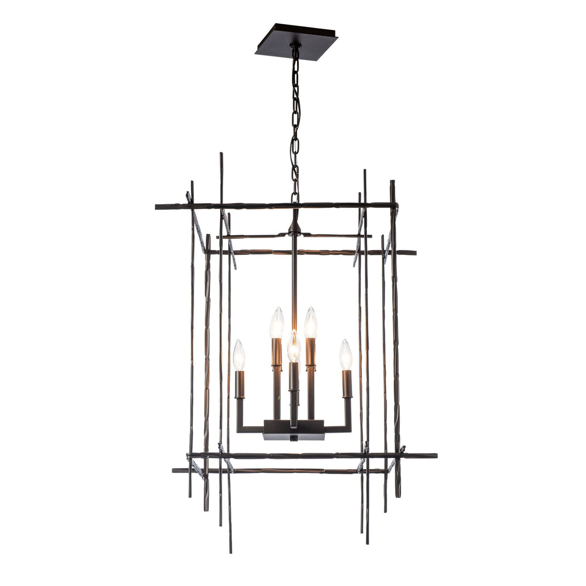 Tura 8-Light Large Chandelier 8-Light in Oil Rubbed Bronze