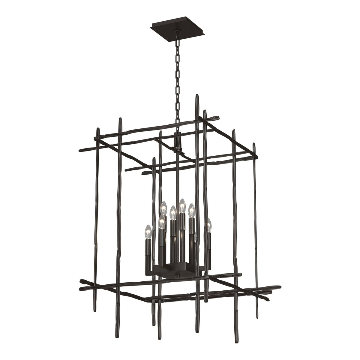 Tura 8-Light Large Chandelier 8-Light in Oil Rubbed Bronze