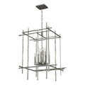 Tura 8-Light Large Chandelier 8-Light in Sterling