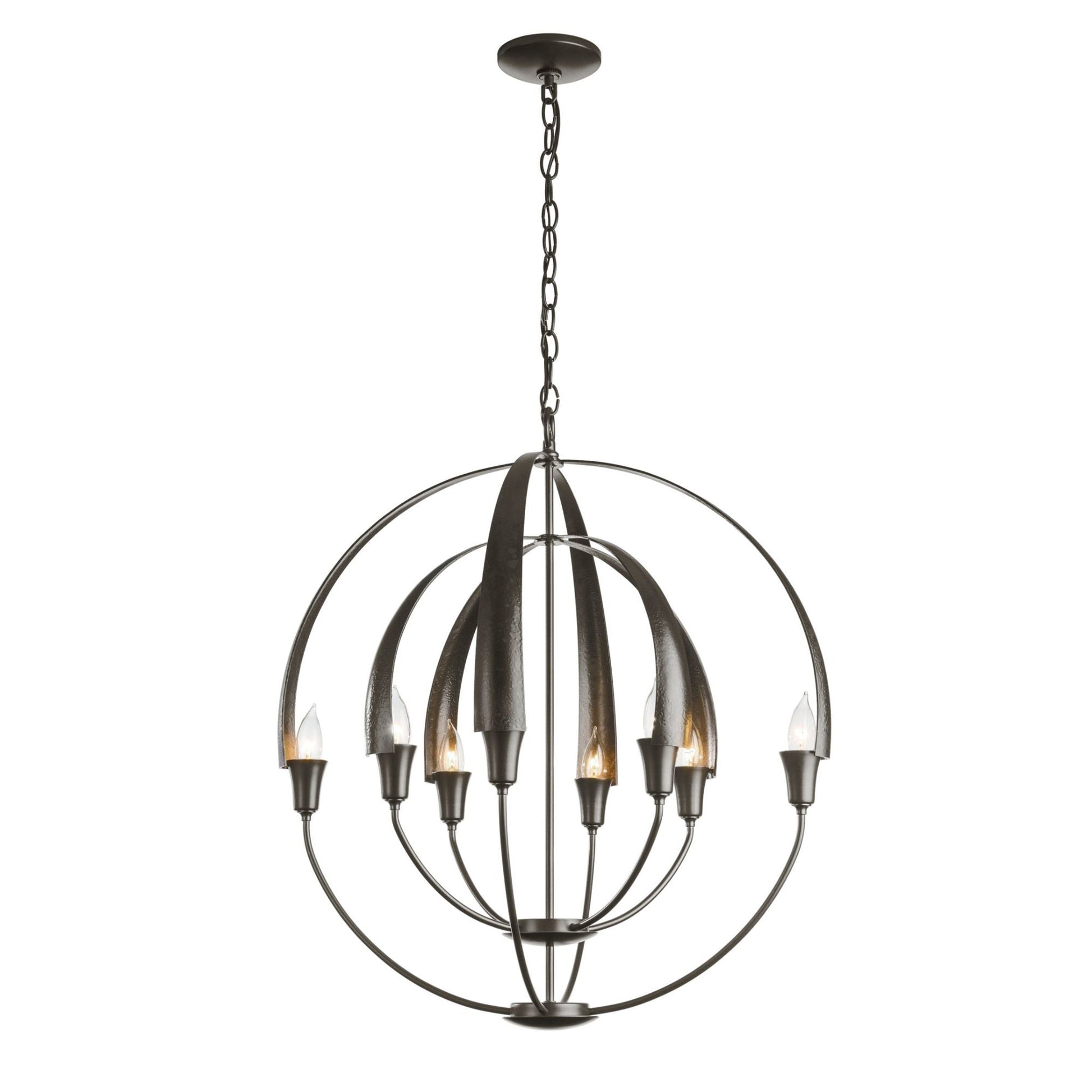 Double Cirque Chandelier 8-Light in Oil Rubbed Bronze