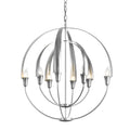 Double Cirque Chandelier 8-Light in Sterling