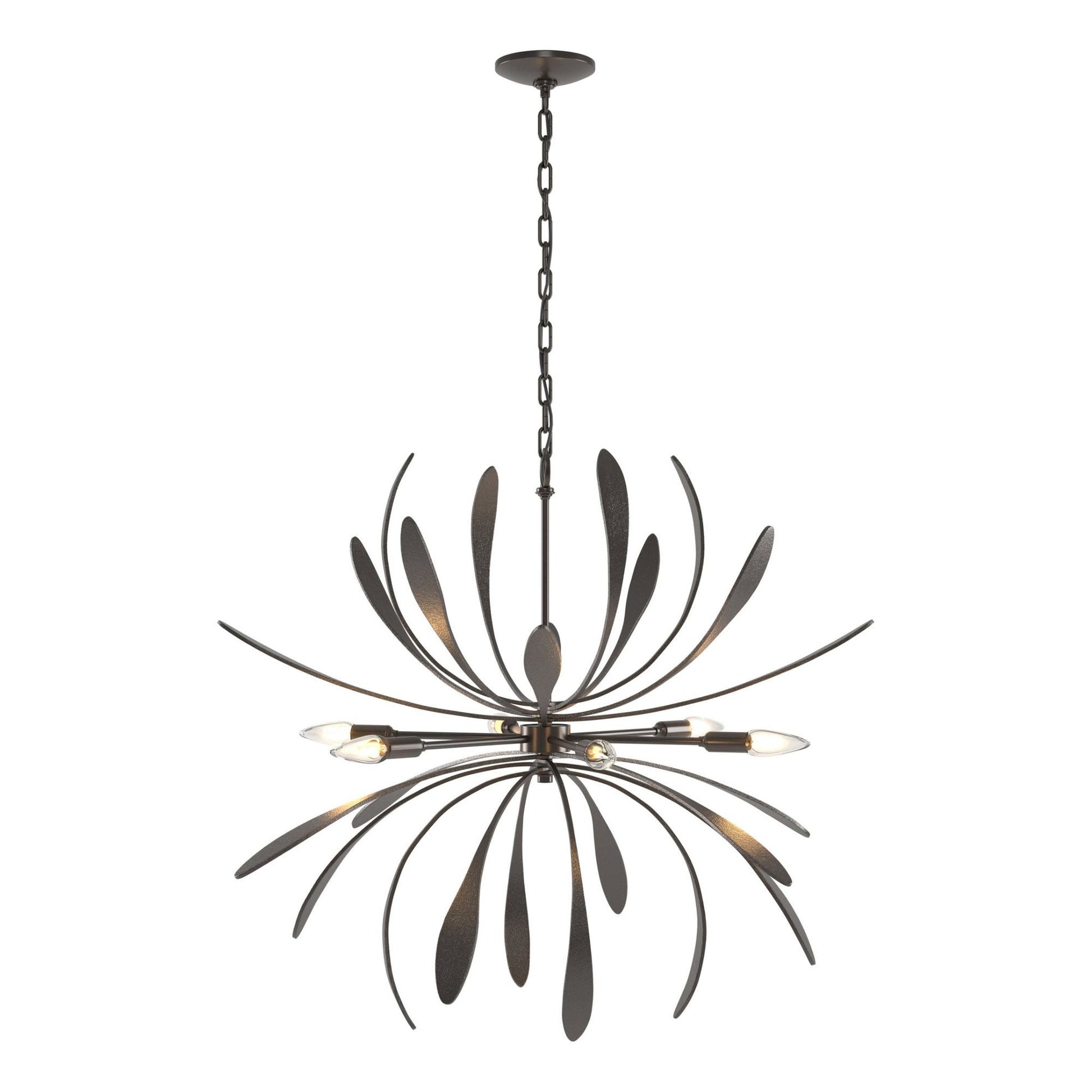 Dahlia Chandelier 6-Light in Oil Rubbed Bronze