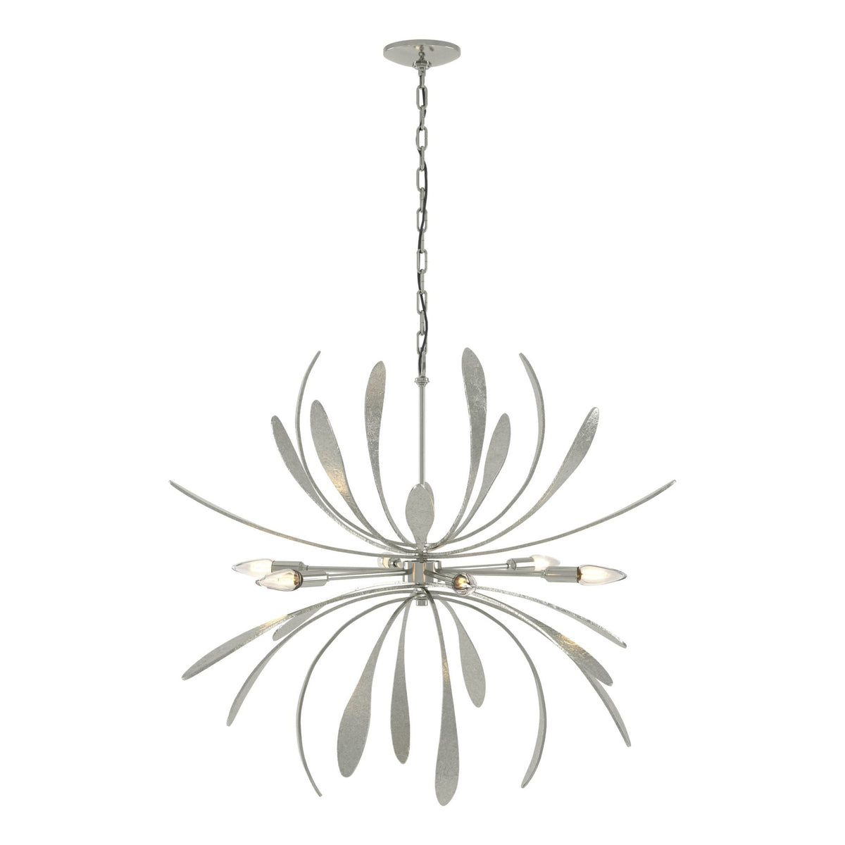 Dahlia Chandelier 6-Light in Sterling