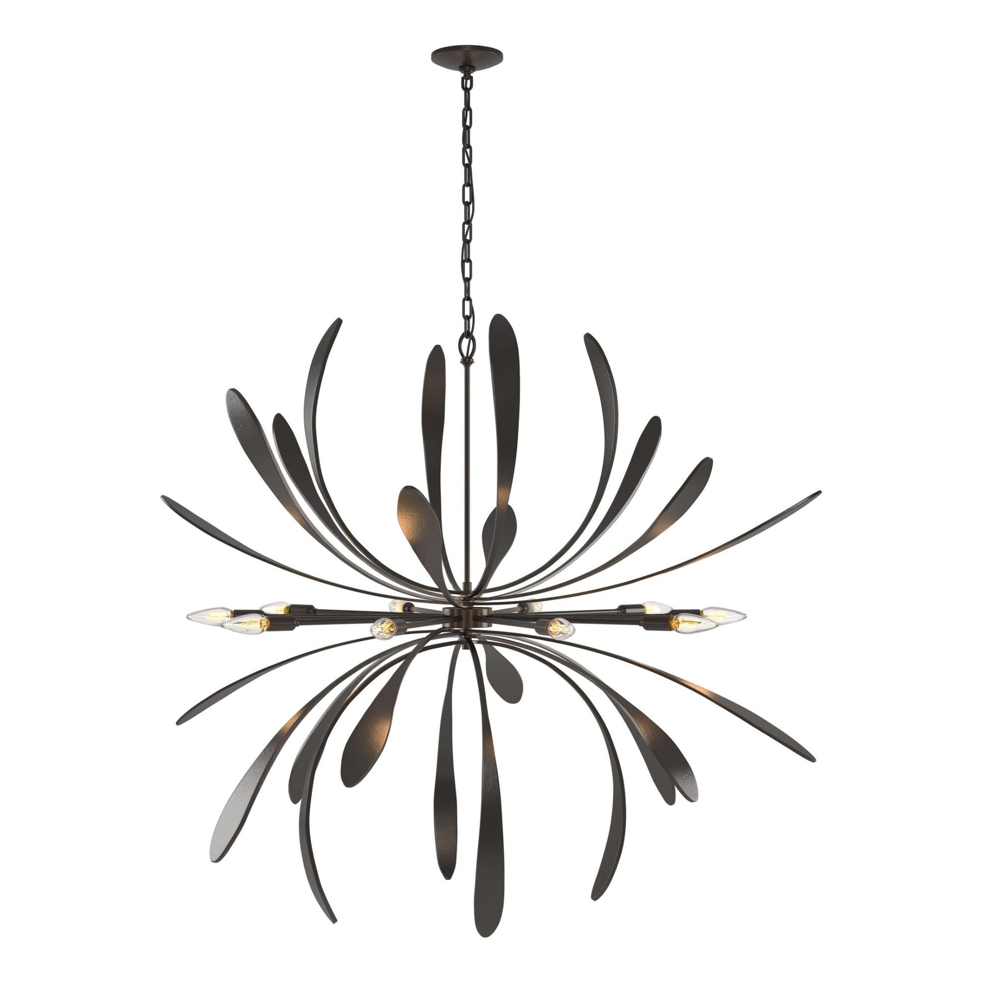 Dahlia Large Chandelier 10-Light in Oil Rubbed Bronze