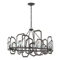 Gatsby Chandelier 8-Light Crystal in Dark Smoke