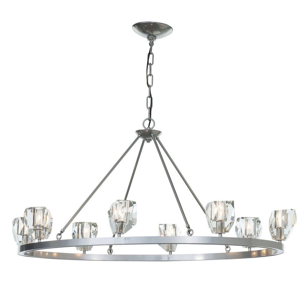 Gatsby 8-Light Chandelier 8-Light Crystal in Sterling