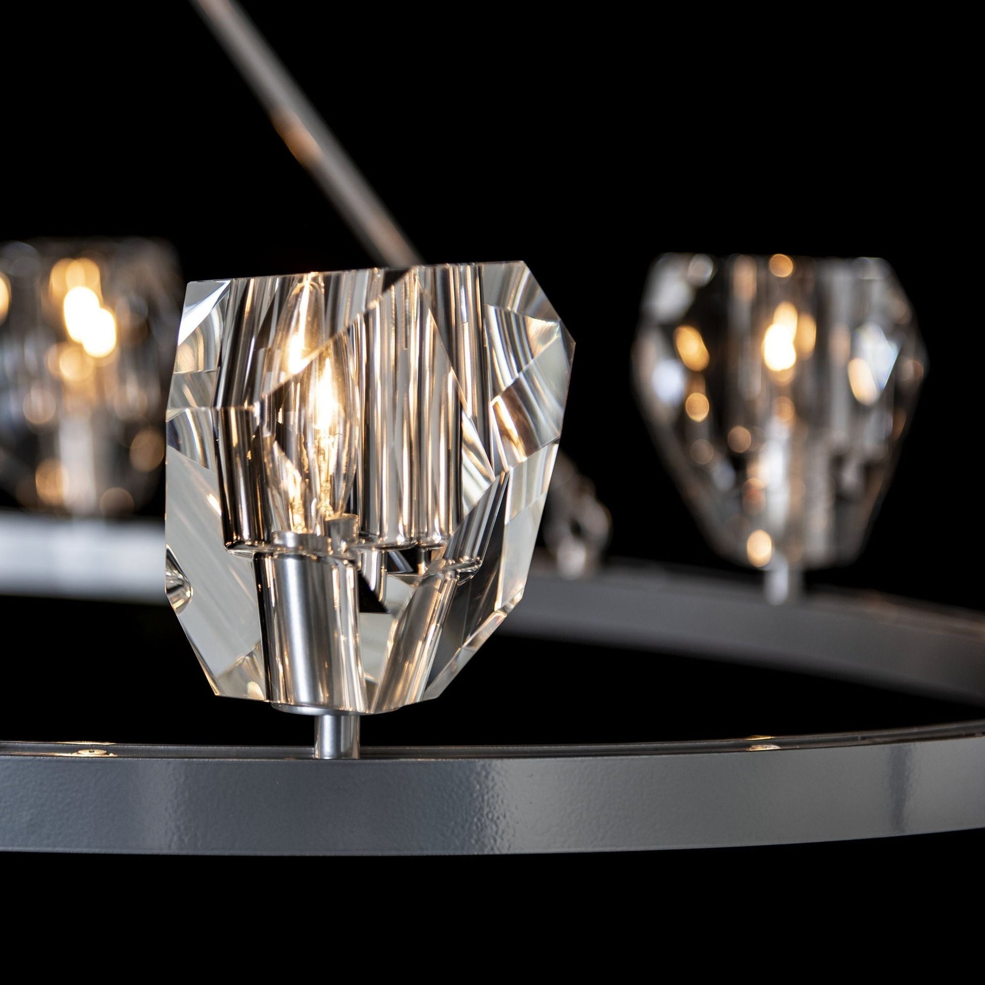 Gatsby 8-Light Chandelier 8-Light Crystal in Sterling