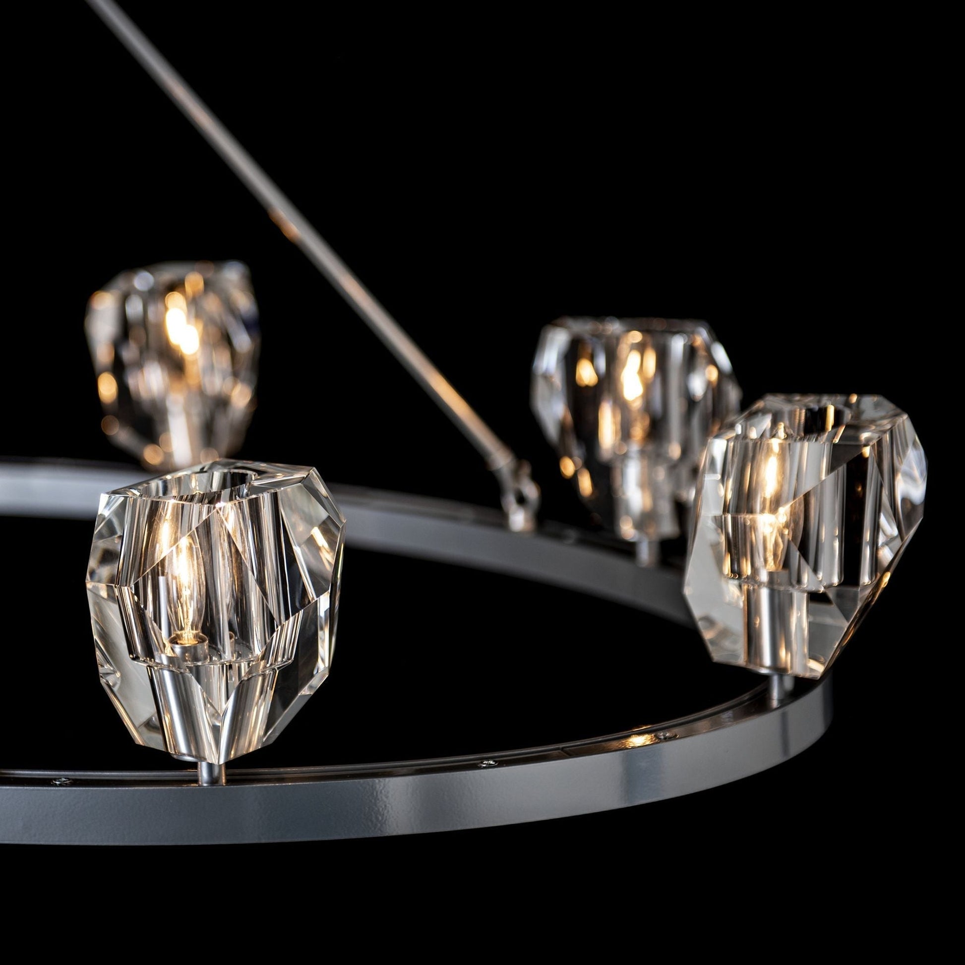 Gatsby 8-Light Chandelier 8-Light Crystal in Sterling