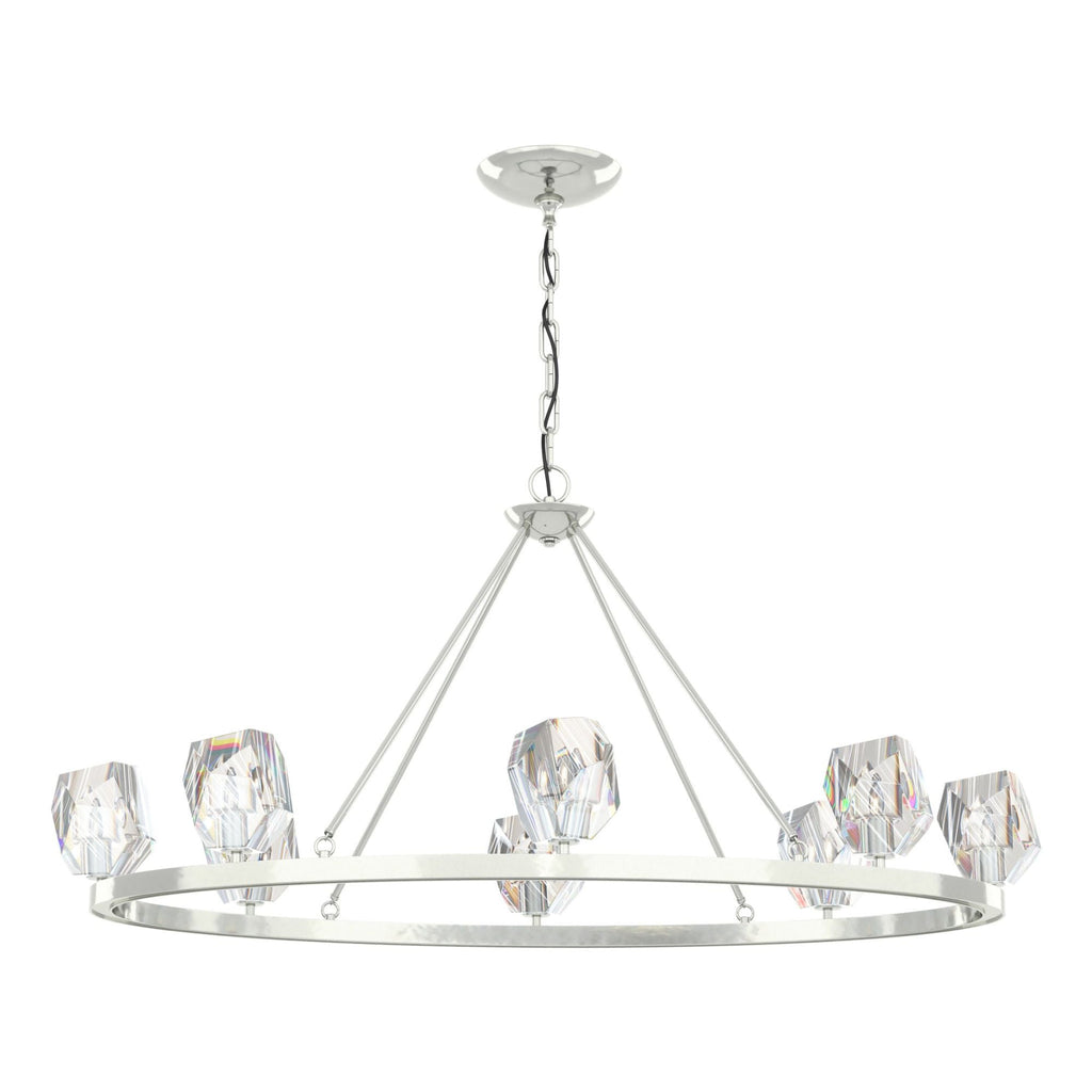 Gatsby 8-Light Chandelier 8-Light Crystal in Sterling