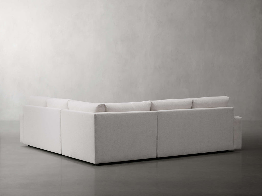 Kipton Wide Arm Three-Piece Corner Sectional