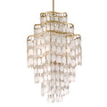 Dolce 7-Light Chandelier in Champagne Leaf 20W x 31H