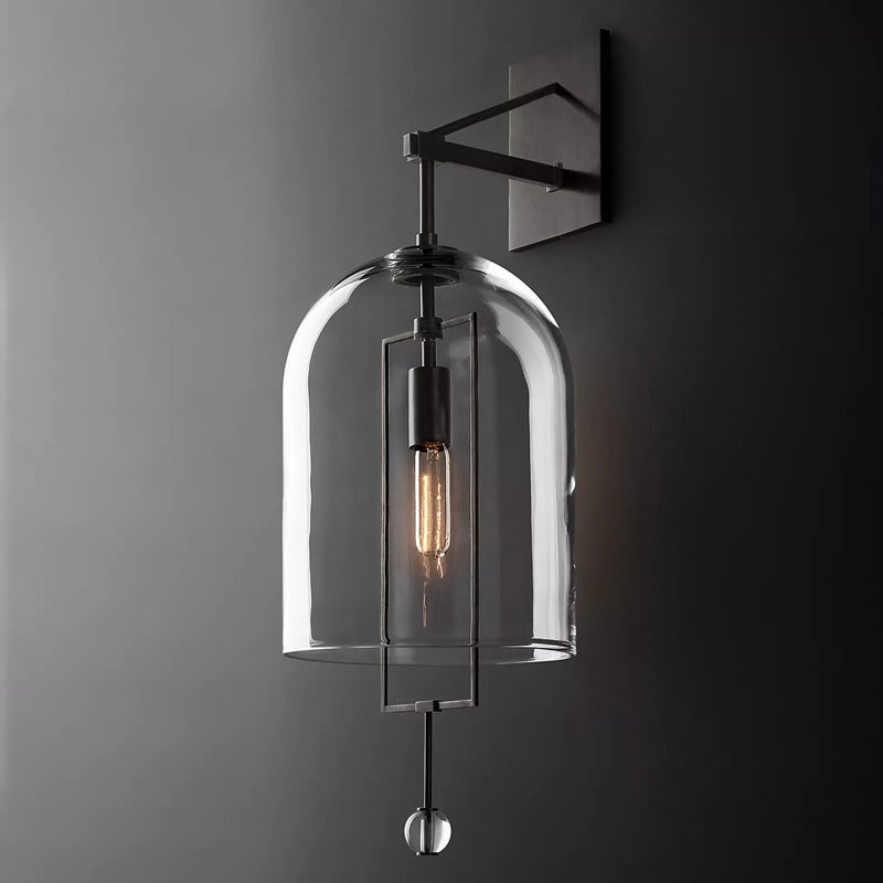Fulcrum Glass Grand Wall Sconce 29"