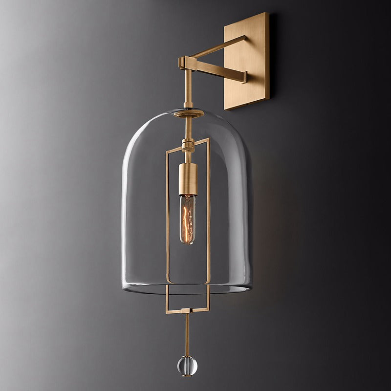 Fulcrum Glass Grand Wall Sconce 29"