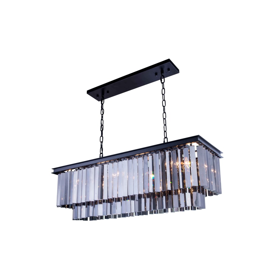 Elegant Lighting Sydney 12 Light 40" Wide Crystal Waterfall Chandelier