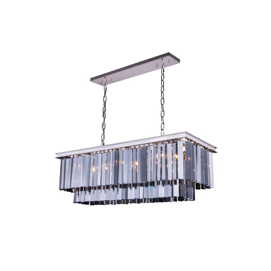 Elegant Lighting Sydney 12 Light 40" Wide Crystal Waterfall Chandelier