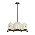 Callisto 7-Light Pendant 7-Light Alabaster in Oil Rubbed Bronze