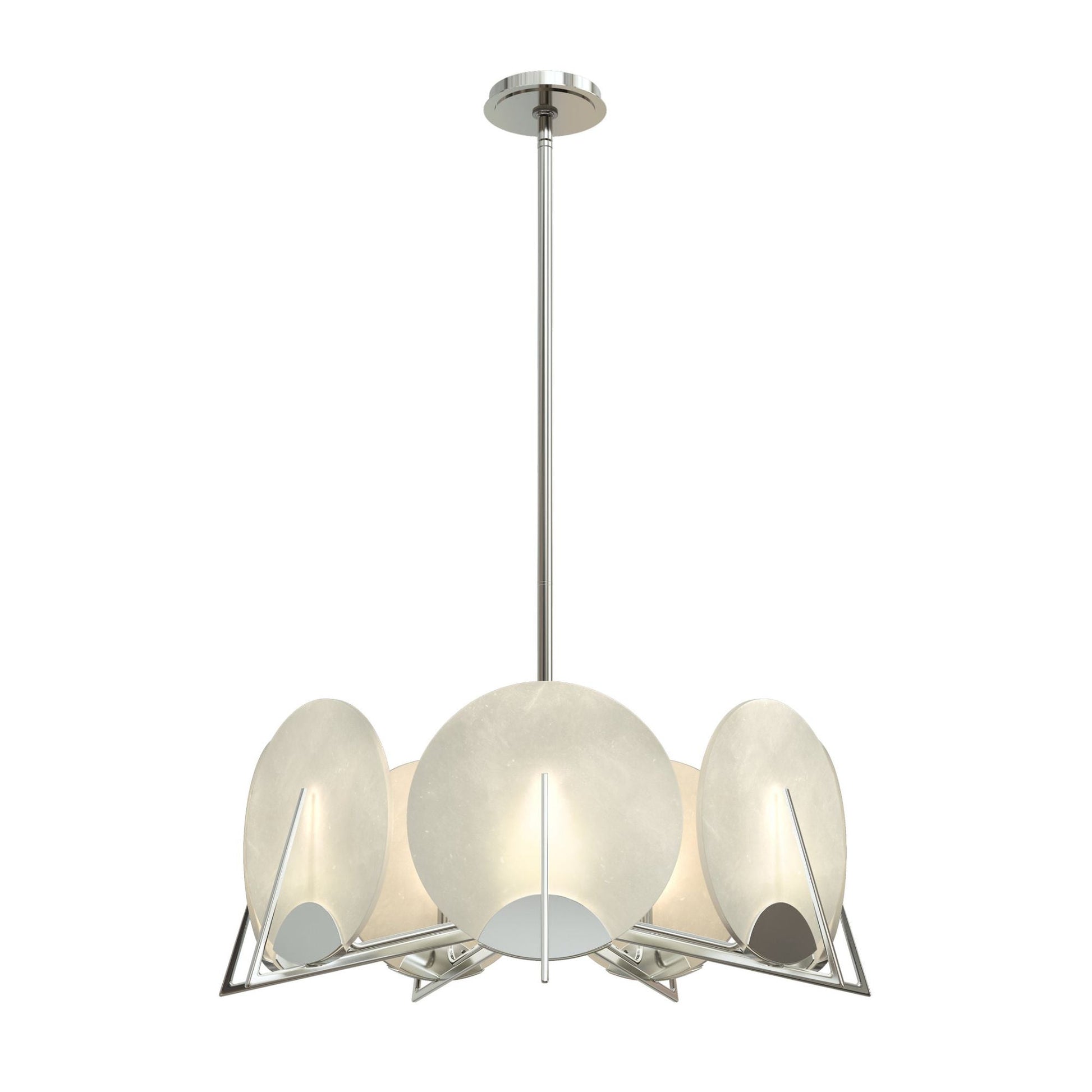 Callisto 7-Light Pendant 7-Light Alabaster in Sterling