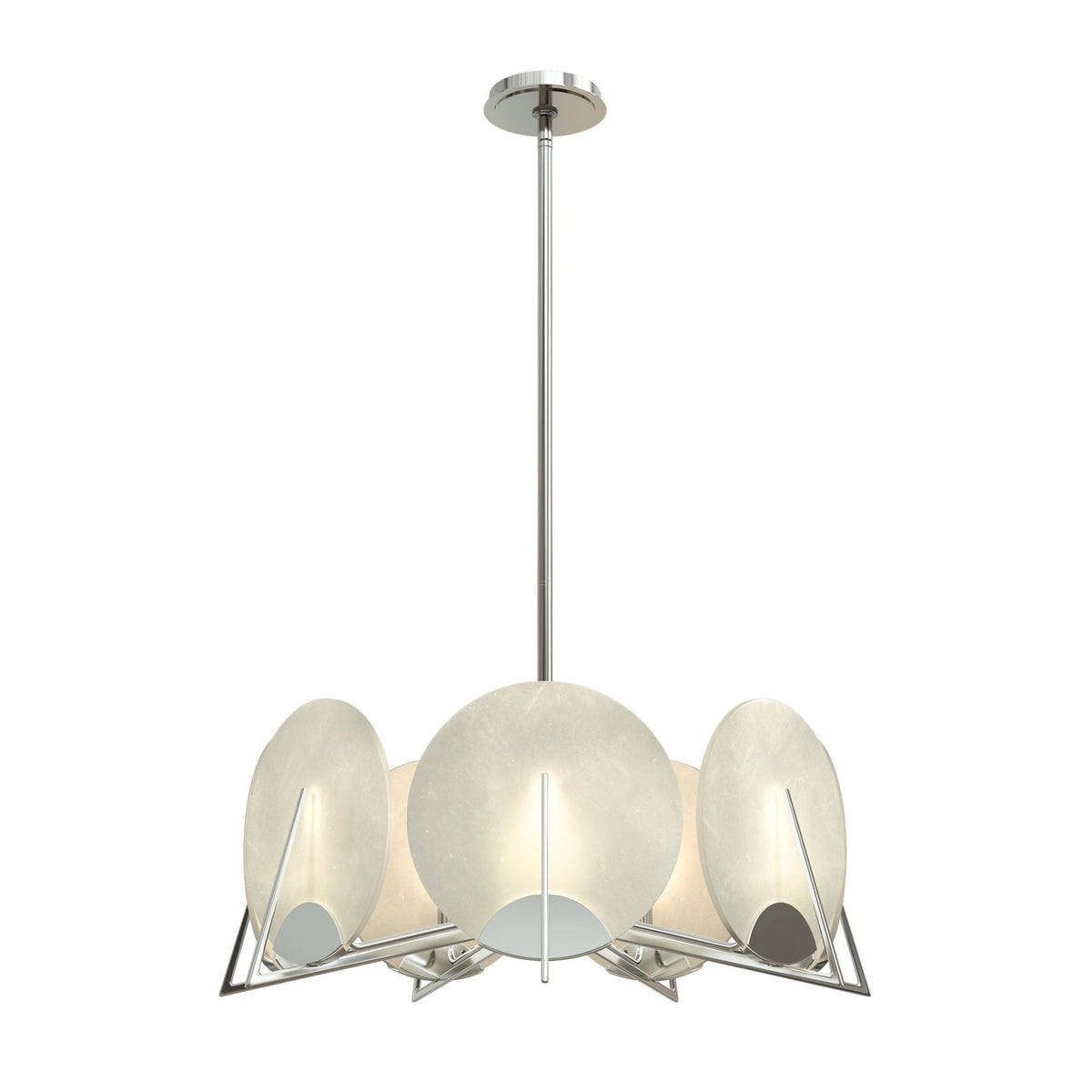 Callisto 7-Light Pendant 7-Light Alabaster in Sterling