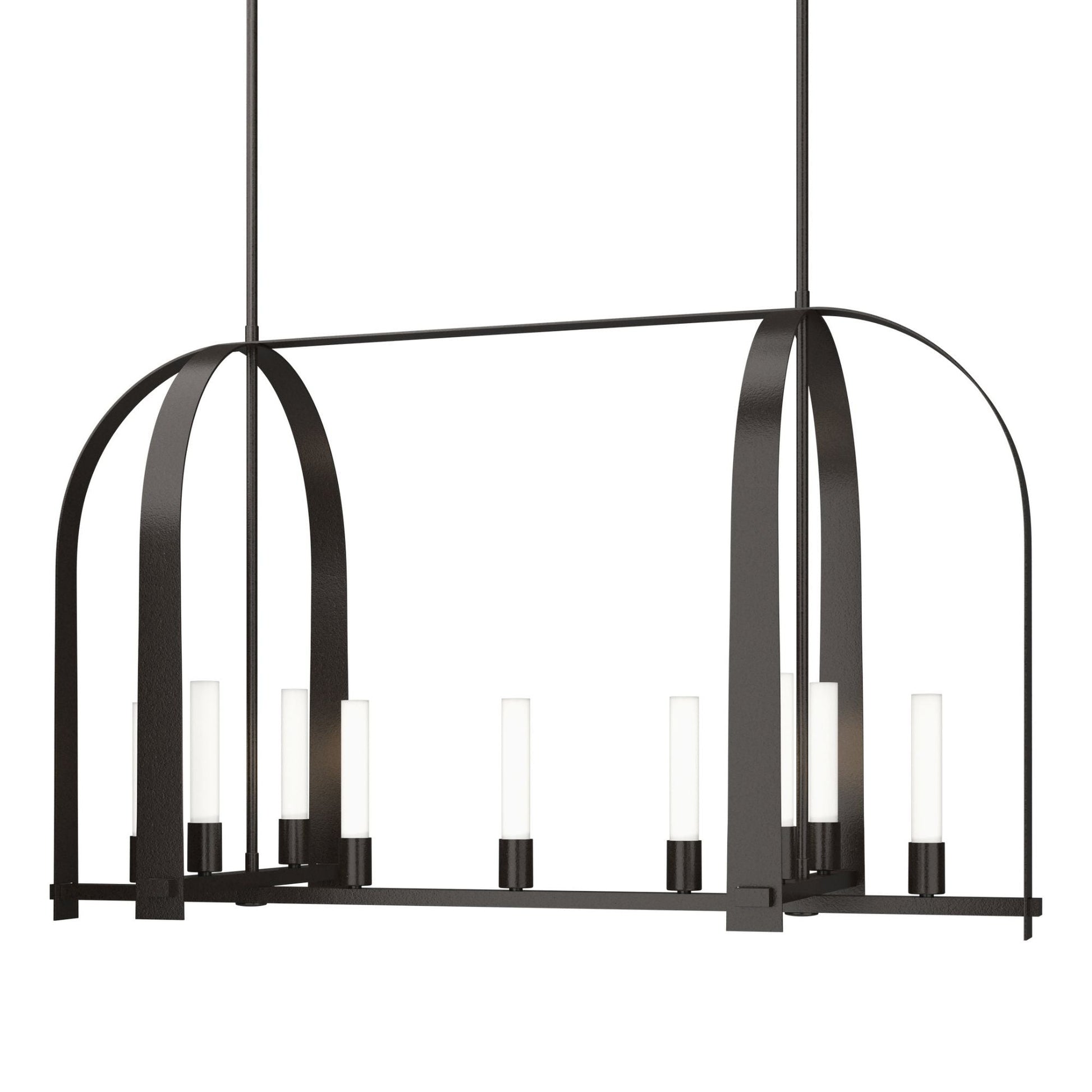 Triomphe 9-Light Linear Pendant 9-Light Frosted Glass (FD) in Oil Rubbed Bronze