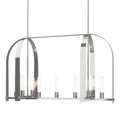 Triomphe 9-Light Linear Pendant 9-Light Frosted Glass (FD) in Sterling