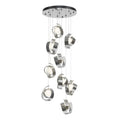 Riza 9-Light Pendant 9-Light Opal Glass (GG) in Sterling