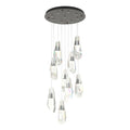 Luma 9-Light Large Crystal Pendant 9-Light Crystal in Dark Smoke