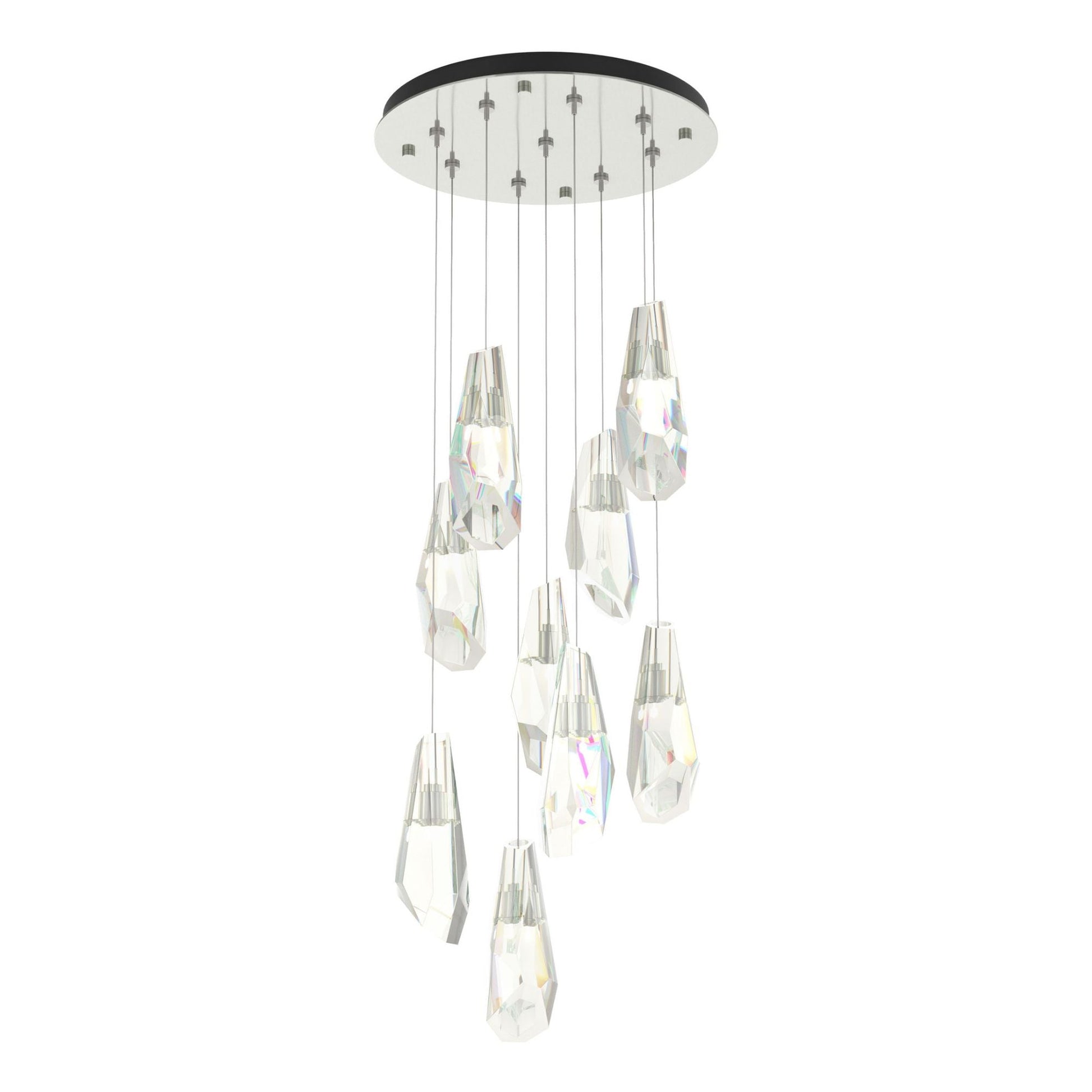 Luma 9-Light Large Crystal Pendant 9-Light Crystal in Sterling