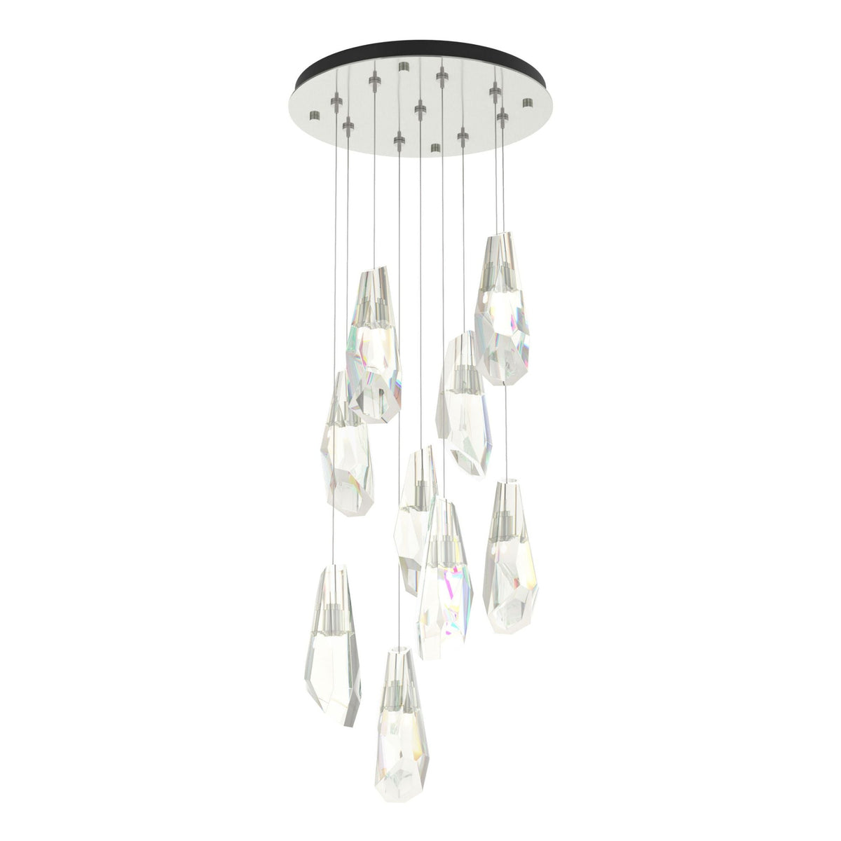 Luma 9-Light Large Crystal Pendant 9-Light Crystal in Sterling