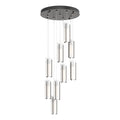 Exos Glass 9-Light Pendant 9-Light Opal Glass (GG) in Oil Rubbed Bronze