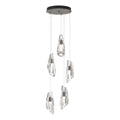 Luma 5-Light Pendant 5-Light Crystal in Dark Smoke
