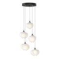 Ume 5-Light Pendant 5-Light Frosted Glass (FD) in Oil Rubbed Bronze
