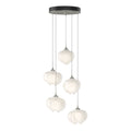 Ume 5-Light Pendant 5-Light Frosted Glass (FD) in Sterling