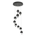 Chrysalis 9-Light Small Crystal Pendant 9-Light Black Crystal (BP) in Black